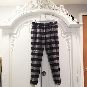 Gap slim cropped lining scripted pants